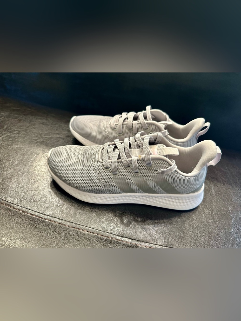 adidas Women’s Neutral Gray Athletic Sneakers